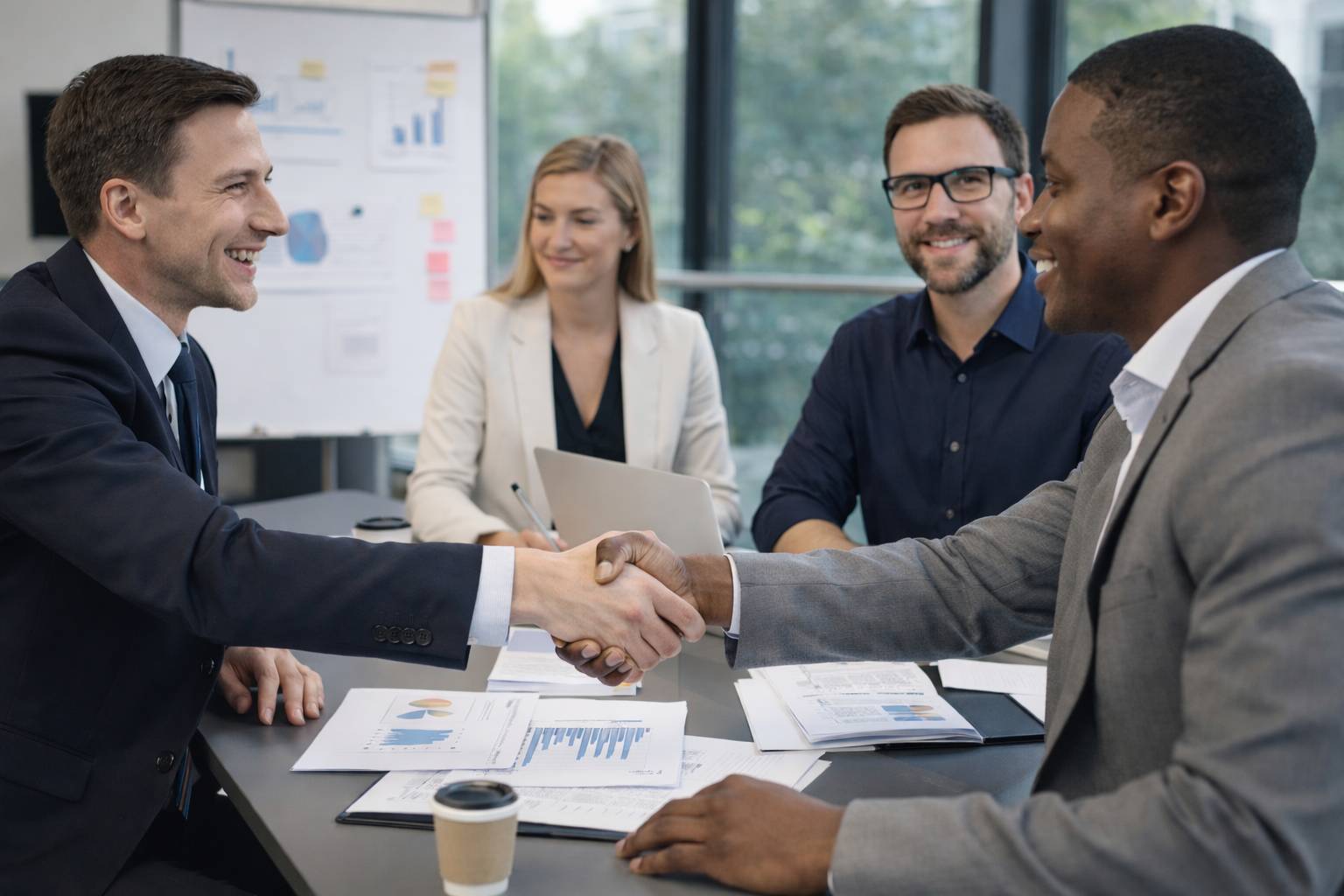 Professional business collaboration